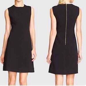 Kate Spade Sicily Sleeveless Crepe A-line Back Zip Black Dress 2